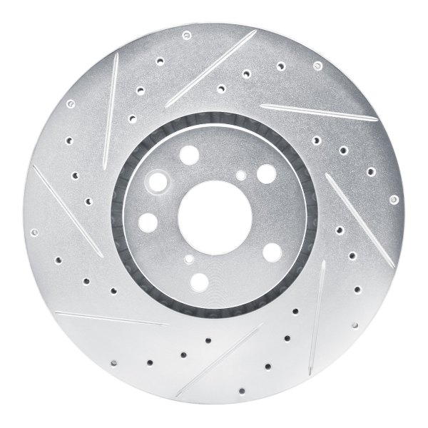 R1 Concepts® - eLINE™ Drilled and Slotted 1-Piece Front Brake Rotor