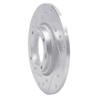 R1 Concepts® - eLINE™ Drilled and Slotted 1-Piece Front Driver Side Brake Rotor