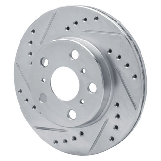 R1 Concepts® - eLINE™ Drilled and Slotted 1-Piece Front Driver Side Brake Rotor