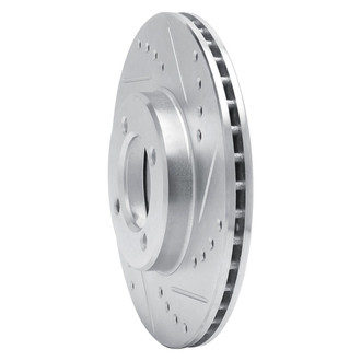 R1 Concepts® - eLINE™ Drilled and Slotted 1-Piece Front Passenger Side Brake Rotor