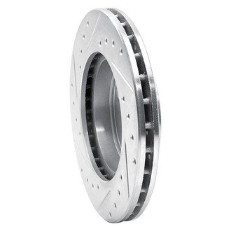 R1 Concepts® - eLINE™ Drilled and Slotted 1-Piece Front Passenger Side Brake Rotor