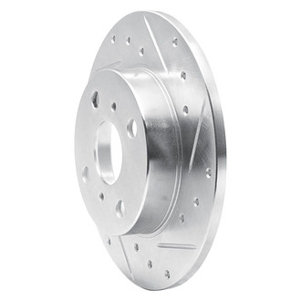 R1 Concepts® - eLINE™ Drilled and Slotted 1-Piece Rear Passenger Side Brake Rotor