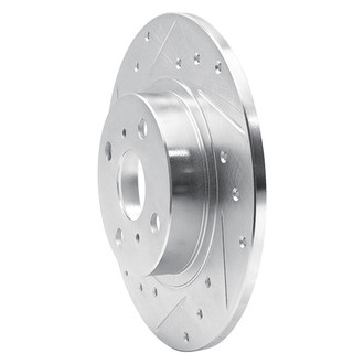 R1 Concepts® - eLINE™ Drilled and Slotted 1-Piece Rear Driver Side Brake Rotor
