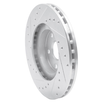 R1 Concepts® - eLINE™ Drilled and Slotted 1-Piece Front Passenger Side Brake Rotor