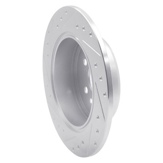 R1 Concepts® - eLINE™ Drilled and Slotted 1-Piece Rear Passenger Side Brake Rotor