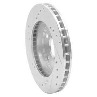 R1 Concepts® - eLINE™ Drilled and Slotted 1-Piece Front Passenger Side Brake Rotor