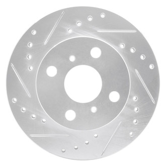 R1 Concepts® - eLINE™ Drilled and Slotted 1-Piece Front Driver Side Brake Rotor