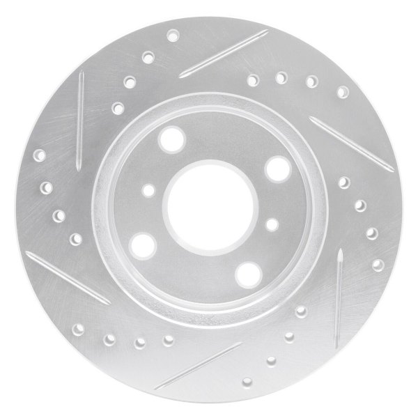 R1 Concepts® - eLINE™ Drilled and Slotted 1-Piece Front Brake Rotor