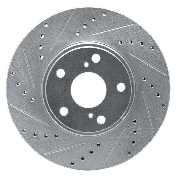 R1 Concepts® - eLINE™ Drilled and Slotted 1-Piece Front Brake Rotor