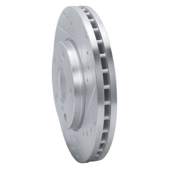 R1 Concepts® - eLINE™ Drilled and Slotted 1-Piece Front Passenger Side Brake Rotor