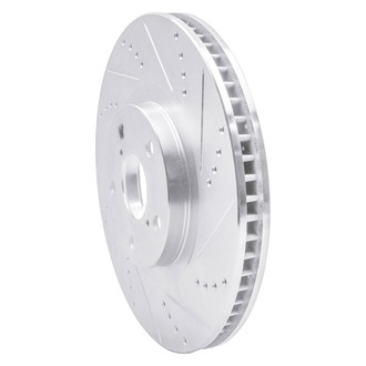R1 Concepts® - eLINE™ Drilled and Slotted 1-Piece Front Driver Side Brake Rotor