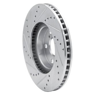 R1 Concepts® - eLINE™ Drilled and Slotted 1-Piece Front Passenger Side Brake Rotor
