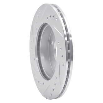 R1 Concepts® - eLINE™ Drilled and Slotted 1-Piece Front Passenger Side Brake Rotor