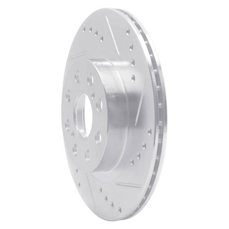 R1 Concepts® - eLINE™ Drilled and Slotted 1-Piece Rear Passenger Side Brake Rotor