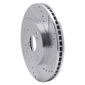 R1 Concepts® - eLINE™ Drilled and Slotted 1-Piece Front Passenger Side Brake Rotor