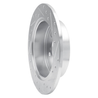 R1 Concepts® - eLINE™ Drilled and Slotted 1-Piece Rear Driver Side Brake Rotor
