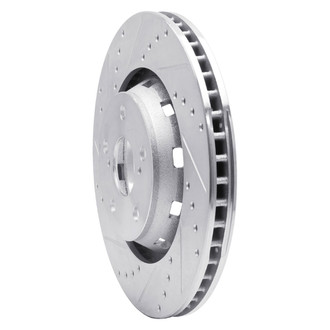 R1 Concepts® - eLINE™ Drilled and Slotted 1-Piece Front Driver Side Brake Rotor