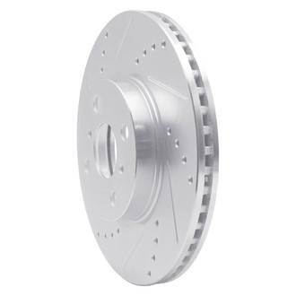 R1 Concepts® - eLINE™ Drilled and Slotted 1-Piece Front Driver Side Brake Rotor