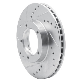 R1 Concepts® - eLINE™ Drilled and Slotted 1-Piece Front Driver Side Brake Rotor