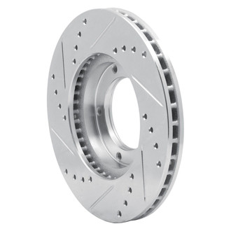 R1 Concepts® - eLINE™ Drilled and Slotted 1-Piece Front Passenger Side Brake Rotor