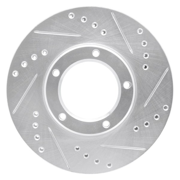 R1 Concepts® - eLINE™ Drilled and Slotted 1-Piece Front Brake Rotor