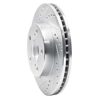 R1 Concepts® - eLINE™ Drilled and Slotted 1-Piece Front Driver Side Brake Rotor