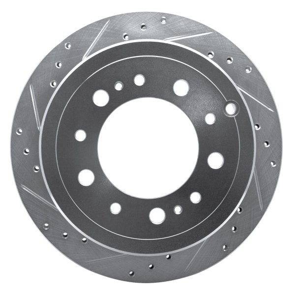 R1 Concepts® - eLINE™ Drilled and Slotted 1-Piece Rear Brake Rotor