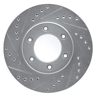 R1 Concepts® - eLINE™ Drilled and Slotted 1-Piece Front Driver Side Brake Rotor