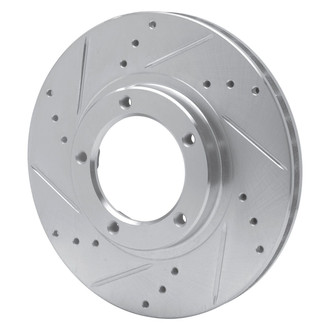 R1 Concepts® - eLINE™ Drilled and Slotted 1-Piece Front Driver Side Brake Rotor