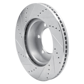 R1 Concepts® - eLINE™ Drilled and Slotted 1-Piece Front Passenger Side Brake Rotor