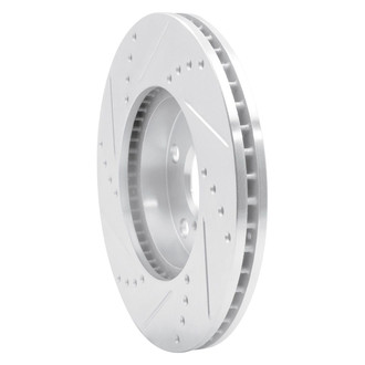 R1 Concepts® - eLINE™ Drilled and Slotted 1-Piece Front Passenger Side Brake Rotor