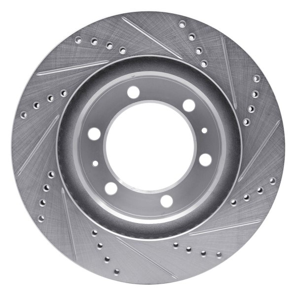 R1 Concepts® - eLINE™ Drilled and Slotted 1-Piece Front Brake Rotor