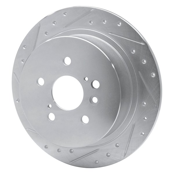 R1 Concepts® - eLINE™ Drilled and Slotted 1-Piece Rear Brake Rotor