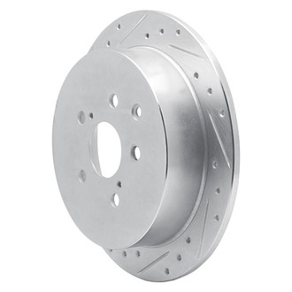 R1 Concepts® - eLINE™ Drilled and Slotted 1-Piece Rear Driver Side Brake Rotor