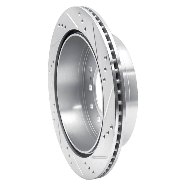 R1 Concepts® - eLINE™ Drilled and Slotted 1-Piece Rear Brake Rotor