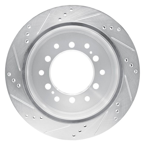 R1 Concepts® - eLINE™ Drilled and Slotted 1-Piece Rear Brake Rotor