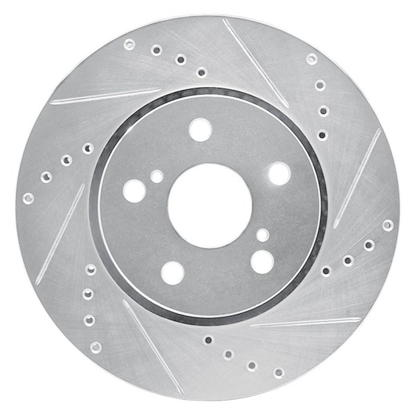 R1 Concepts® - eLINE™ Drilled and Slotted 1-Piece Front Brake Rotor