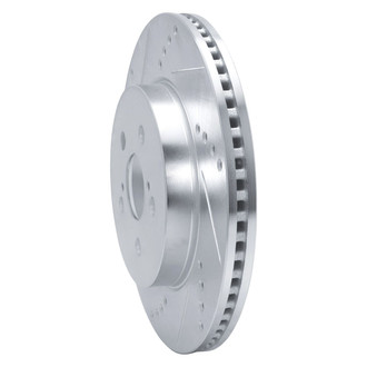 R1 Concepts® - eLINE™ Drilled and Slotted 1-Piece Front Driver Side Brake Rotor
