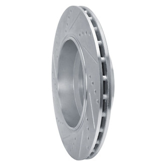 R1 Concepts® - eLINE™ Drilled and Slotted 1-Piece Rear Passenger Side Brake Rotor