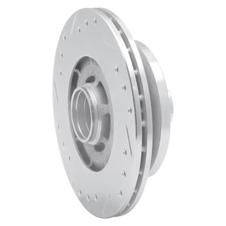 R1 Concepts® - eLINE™ Drilled and Slotted 1-Piece Front Passenger Side Brake Rotor