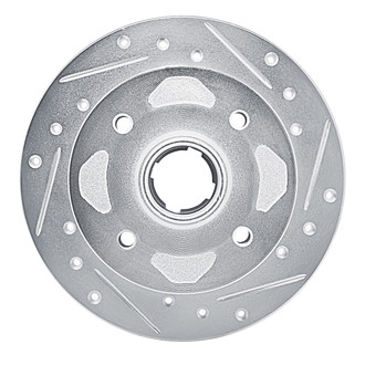 R1 Concepts® - eLINE™ Drilled and Slotted 1-Piece Front Passenger Side Brake Rotor