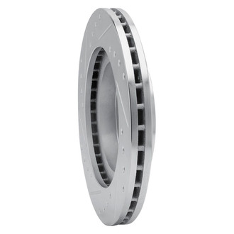 R1 Concepts® - eLINE™ Drilled and Slotted 1-Piece Front Passenger Side Brake Rotor