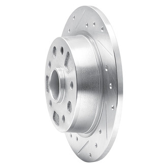 R1 Concepts® - eLINE™ Drilled and Slotted 1-Piece Rear Driver Side Brake Rotor