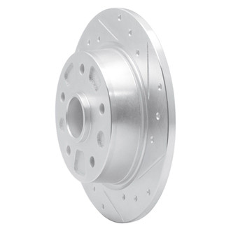 R1 Concepts® - eLINE™ Drilled and Slotted 1-Piece Rear Passenger Side Brake Rotor
