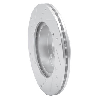 R1 Concepts® - eLINE™ Drilled and Slotted 1-Piece Front Passenger Side Brake Rotor
