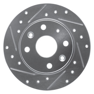 R1 Concepts® - eLINE™ Drilled and Slotted 1-Piece Rear Driver Side Brake Rotor