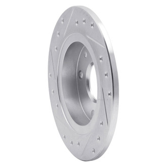 R1 Concepts® - eLINE™ Drilled and Slotted 1-Piece Rear Passenger Side Brake Rotor