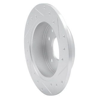 R1 Concepts® - eLINE™ Drilled and Slotted 1-Piece Rear Driver Side Brake Rotor
