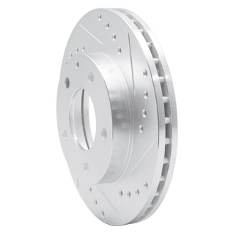R1 Concepts® - eLINE™ Drilled and Slotted 1-Piece Front Passenger Side Brake Rotor