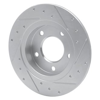R1 Concepts® - eLINE™ Drilled and Slotted 1-Piece Rear Driver Side Brake Rotor